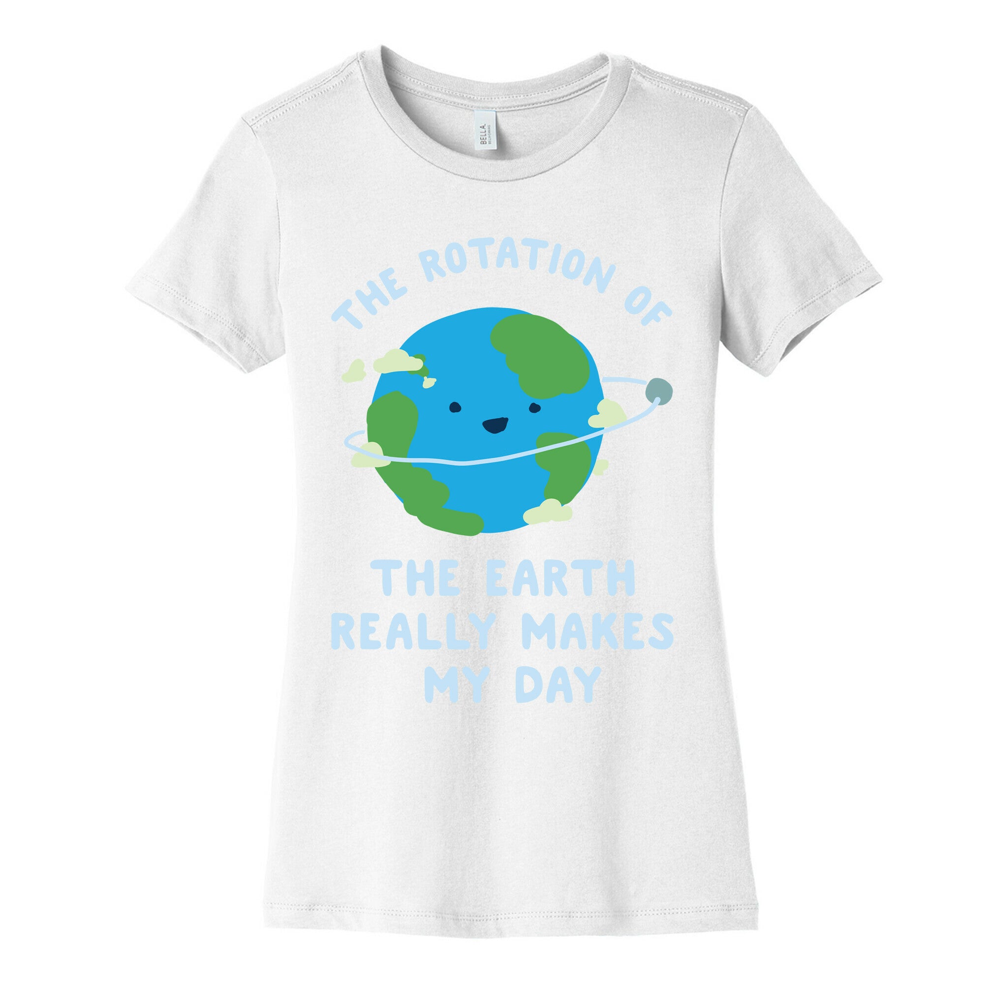The Rotation of the Earth Really Makes My Day Women's Cotton Tee